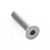 Aluminium Countersunk Bolt M4x(0.70mm)x20mm Silver