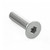 Aluminium Countersunk Bolt M5x(0.80mm)x20mm Silver