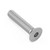 Aluminium Countersunk Bolt M8x(1.25mm)x40mm Silver
