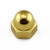 Aluminium Dome Nut M10x(1.25mm) (DIN1587) Gold