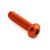 Aluminium Dome Head Bolt M10x(1.25mm)x45mm Orange