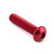 Aluminium Dome Head Bolt M10x(1.25mm)x45mm Red