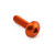 Aluminium Dome Head Bolt M5x(0.80mm)x20mm Orange