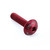Aluminium Dome Head Bolt M5x(0.80mm)x20mm Red Etched