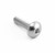 Aluminium Dome Head Bolt M5x(0.80mm)x20mm Silver