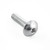 Aluminium Dome Head Bolt M5x(0.80mm)x20mm Silver Etched