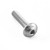 Aluminium Dome Head Bolt M5x(0.80mm)x25mm Silver Etched
