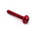 Aluminium Dome Head Bolt M5x(0.80mm)x35mm Red