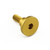 Aluminium Dome Head Bolt M6x(9.5mmx8mm) 22mm Collar Gold