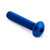 Aluminium Dome Head Bolt M8x(1.25mm)x40mm Blue