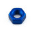 Aluminium Full Nut M6x(1.00mm) (Left Hand Thread) Blue