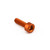 Aluminium Socket Cap Bolt M3x(0.50mm)x10mm Orange