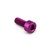 Aluminium Socket Cap Bolt M4x(0.70mm)x10mm Purple