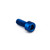 Aluminium Socket Cap Bolt M5x(0.80mm)x12mm Blue