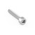 Aluminium Socket Cap Bolt M5x(0.80mm)x25mm Silver