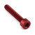 Aluminium Socket Cap Bolt M5x(0.80mm)x30mm Red