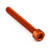 Aluminium Socket Cap Bolt M5x(0.80mm)x40mm Orange