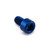 Aluminium Socket Cap Bolt M6x(1.00mm)x10mm Blue