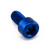 Aluminium Socket Cap Bolt M6x(1.00mm)x12mm Blue