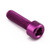 Aluminium Socket Cap Bolt M6x(1.00mm)x20mm Purple