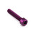 Aluminium Socket Cap Bolt M6x(1.00mm)x30mm Purple