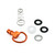 Aluminium Quick Release D-Ring 17mm Orange