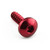 Aluminium Self Tapping Screw 5mm x 16mm Red