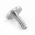 Aluminium Self Tapping Screw 5mm x 16mm (16mm O/D) Silver