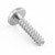 Aluminium Self Tapping Screw 5mm x 20mm Silver
