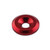 Aluminium Countersunk Washer M5 (19mm O/D) Red