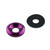Aluminium Countersunk Washer M6 (19mm O/D) Purple