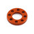 Aluminium Drilled Washer M10 (20mm O/D) Orange