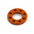 Aluminium Drilled Washer M8 (16mm O/D) Orange