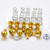 Aluminium Quick Release Stud 17mm Allen Key Pack x10 Gold