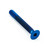 Titanium Countersunk Bolt M5x(0.80mm)x40mm Full Thread Blue