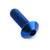 Titanium Dome Head Bolt M8x(1.25mm)x25mm Blue