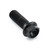 Titanium Flanged Hex Head Bolt M10x(1.50mm)x30mm Black