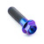 Titanium Flanged Hex Head Bolt M10x(1.25mm)x35mm Purple Haze