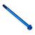 Titanium Flanged Hex Head Bolt M6x(1.00mm)x95mm Blue