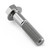 Titanium Flanged Hex Head Bolt M8x(1.25mm)x35mm