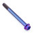 Titanium Flanged Hex Head Bolt M8x(1.25mm)x85mm Purple Haze