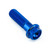 Aluminium Flanged Hex Head Bolt M10x(1.25mm)x35mm Race Spec Etched Blue