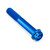 Aluminium Flanged Hex Head Bolt M10x(1.25mm)x60mm Race Spec Etched Blue
