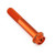 Aluminium Flanged Hex Head Bolt M10x(1.25mm)x60mm Race Spec Etched Orange