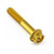Aluminium Flanged Hex Head Bolt M5x(0.80mm)x30mm Race Spec Etched Gold