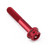 Aluminium Flanged Hex Head Bolt M5x(0.80mm)x30mm Race Spec Etched Red