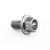 Titanium Flanged Hex Head Bolt M6x(1.00mm)x10mm Race Spec