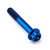 Titanium Flanged Hex Head Bolt M6x(1.00mm)x40mm Race Spec Blue