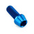 Titanium Socket Cap Bolt M10x(1.25mm)x25mm Blue