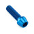 Titanium Socket Cap Bolt M10x(1.25mm)x35mm Blue